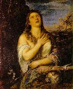 Penitent Mary Magdalen r TIZIANO Vecellio